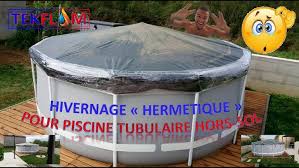 Hivernage Piscine Hors Sol Tubulaire Intex Youtube