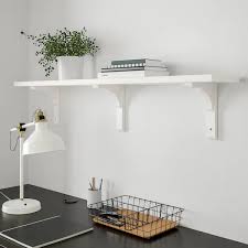 Bergshult Ramshult Polka Scienna Bialy 120x20 Cm Dowiedz Sie Wiecej Ikea Wall Shelves Shelves White Wall Shelves