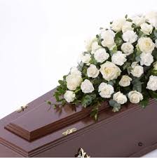 Maybe you would like to learn more about one of these? White Rose Carnation Casket Spray