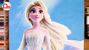 Coloring pages amazing frozenoloring book pages image. Drawing Frozen 2 Coloring Pages Elsa Hair Down Novocom Top