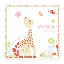 Faire Part Naissance Sophie La Girafe Le Jardin Cardissime Dans Le Jardin Tout S Anime Pour Annoncer La Naissance De Votre Bebe Sophie La Girafe Est Au R