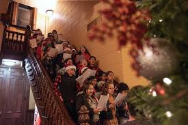 Recap: Last Friday we had a blast kicking off the holidays with a little  lights parade, tree lighting and a beautiful choir performance by 3rd-5th  grade students led by Beth Kerzee. We