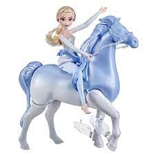 La reine des neiges - poupee elsa 30 cm et son cheval nokk 23 cm interactif  | poupees | jouéclub