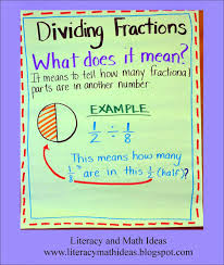 examples of wall charts and ideas for teaching the division