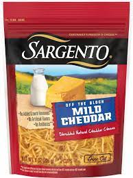 Want to use it in a meal plan? Sargento Shredded Mild Cheddar Cheese 8 Oz Kroger