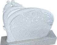 White Granite and Marble Tombstone and Monument and Gravestone and Headstone