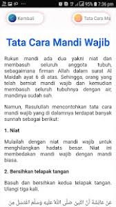 Dalam sebuah hadist oleh aisyah, istri nabi saw, menceritakan tata cara mandi rasulullah : Tata Cara Mandi Wajib Tata Cara Mandi Junub For Pc Mac Windows 7 8 10 Free Download Napkforpc Com