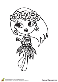 Coloriage D Une Danseuse Hawaienne Manga Hugolescargot Com Coloriage Danse Hawaienne Colorier
