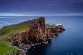 The light is 43 meters above sea level and can be seen up to 16 nautical miles offshore. Neist Point Lighthouse United Kingdom