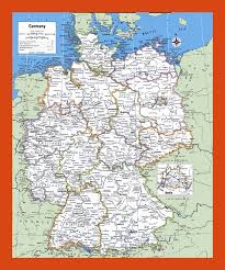 Germany on world political map. Political And Administrative Map Of Germany Maps Of Germany Maps Of Europe Gif Map Maps Of The World In Gif Format Maps Of The Whole World