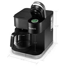 Less than 5 inches wide, perfect for small spaces. Keurig K Duo Single Serve And Carafe Coffee Maker In Black Nebraska Furniture Mart