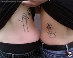 37 Hilariously Distressing Couple Tattoos Friend Tattoos Bff Tattoos Sister Tattoos