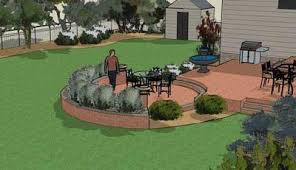 Landscaping a yard lends a home style and beauty while providing an enjoyable area for occupants. 3d Landscape Design Patio Square Footage