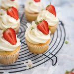 Beat in the eggs, one at a time. Strawberry Filled Cupcakes With White Chocolate Frosting Prettysweet