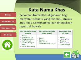 Maybe you would like to learn more about one of these? Kata Nama Khas