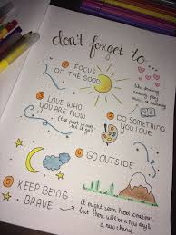 Bullet Journal Don T Forget To Easy Drawing And Fun To Make Bullet Journal Notebook Bullet Journal Writing Self Care Bullet Journal