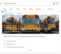 Install the bing app and run some searches for 500 microsoft rewards points.get started with microsoft rewards: . Bing Education Quiz Earn 10 Points Bing Quizzes
