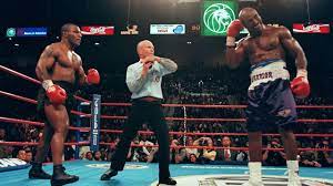 Evander holyfield, billed as finally, was a professional boxing match fought between evander holyfield and mike tyson for the world boxing association heavyweight championship on november 9, 1996 at the mgm grand garden arena in paradise, nevada. Mike Tyson Ready To Fight Evander Holyfield As Rival Names 25 Million Asking Price Dazn News Us