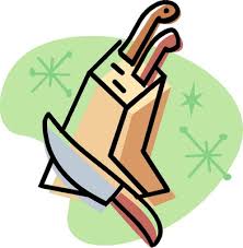 Position the knife tip against the cutting board with the rest of the knife angled upwards, the flat side grazing your knuckles. Ouch I Cut Myself 5 Knife Safety Tips Eat Out Eat Well