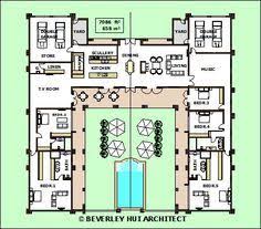 If you like to stay active in the winter, then consider an indoor. Desertrose H Shaped House Plans With Pool In The Middle Pg3 Courtyard Single Storey Home Design Floor Plans Pool House Plans House Design