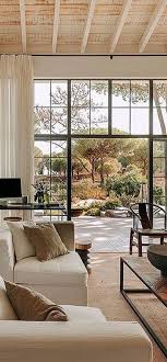Elegant And Eclectic Living Room With A Beautiful View Over 200 Images Of Stunning Interiors Home Decor Ottoman In Living Room Beautiful Living Rooms