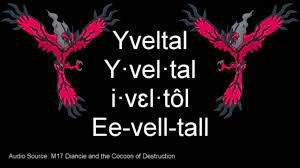 Diancie and the cocoon of destruction. 717 Yveltal How To Pronounce Youtube