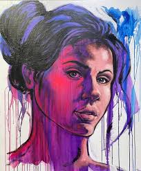 Angie Painting by Rene Rikkelman