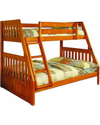 Honey Twin Full Bunk Bed Kimbrell S Furniture