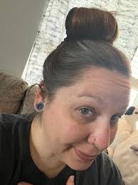 Clarence trying out his new hair accessory