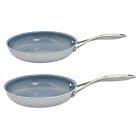 Zwilling J A Henckel S Sol Thermolon 8 10 Fry Pan Set Ceramic Non Strick Fry Pan Set Coffee Love Pan