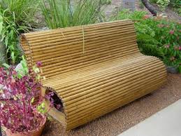 Le Banc De Jardin Sous Toutes Ses Formes 20 Exemples Banc Jardin Bambous Jardin Et Jardins