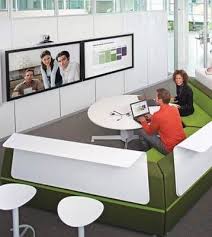 Bank And Office Interiors With Collaboration Space Office Interiors Office Design Workspace Design