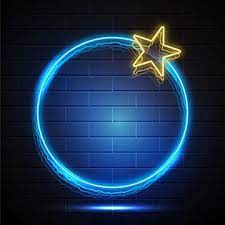 Blue Neon Futuristic Circle Light Frame Neon Light Effect Electric Png And Vector With Transparent Background For Free Download Neon Light Wallpaper Neon Backgrounds Dark Background Wallpaper