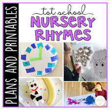 Tot School Nursery Rhymes Plans And Printables