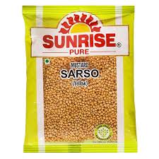 Sarso offers premium quality products on its website catering to a diversified range of categories, right from men and women clothing, footwear, fashion accessories to health care, home & décor and personal care. Buy Sunrise Pure Mustard Sarso Yellow 50 G Online Sastasundar Com