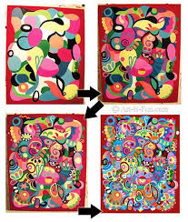 Pin By Grace Mendez On Art Lesson Tutorials Abstract Art Painting Cool Art Projects School Art Projects