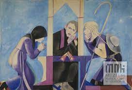 Uczennice szkoły sztuk pięknych dla kobiet marii niedzielskiej w krakowie z modelem. Zofia Stryjenska Zapomniana Artystka Epodreczniki Pl