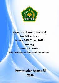 Maybe you would like to learn more about one of these? Juknis Izin Operasional Pondok Pesantren 2019 Pustaka Digital Pendidikan Islam