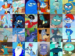 I am sure there are more but here is a seclet few. Click The Blue Skinned Cartoon Character Quiz By Sharktoother140
