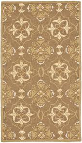 SAFAVIEH Chelsea Jamison Geometric Wool Area Rug, Brown/Green, 2'6" x 4'