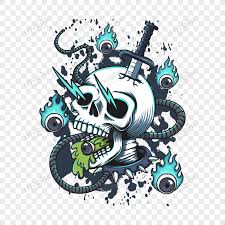 Gambar tengkorak keren 3d pada kesempatan kali ini saya masih bisa mengupload kembali gambar te. Tengkorak Dengan Mata Api Png Grafik Gambar Unduh Gratis Lovepik