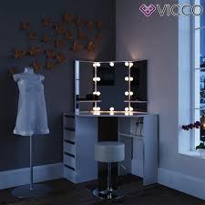Mercury Row Russellville Dressing Table Set With Mirror Reviews Wayfair Co Uk Dressing Room Decor Corner Dressing Table White Dressing Tables