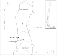 Información para viajes a maitencillo: Mapa De Chile Central Con La Ubicaci N De La Localidad Costera De Download Scientific Diagram