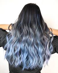 You know that black is the most common hue of natural human hair color, but the combination of this hair color with blue eyes is not popular. 16 Pastel Blue Hair Color Ideas For Every Skin Tone