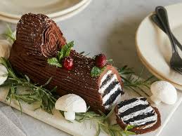 No Bake Chocolate Mocha Yule Log Recipe Food Network Kitchen Food Network