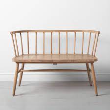 Playful but timeless, this handcrafted chair features a glam up your dining area with the francis upholstered dining bench from picket house furnishings. Shaker Dining Bench Hearth Hand With Magnolia Target