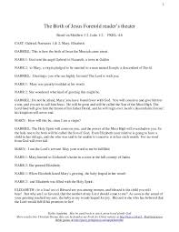 The Birth Of Jesus Readers Theater Script By Kathy Page Applebee Via Slideshare Readers Theater Readers Theater Scripts Birth Of Jesus