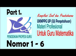 We did not find results for: Kompilasi Soal Dan Pembahasan Uji Pengetahuan Up Ppg Matematika 2018 Dan 2019 Nomor 1 6 Youtube