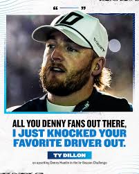 32nd-seeded Ty Dillon had something to say after Saturday's race at  EchoPark Speedway. 🗣️