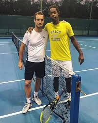 *mentions that richard gasquet is waiting for him*. Richard Gasquet On Twitter First Practice Of The Year Gael Monfils Happy New Year To Everyone
